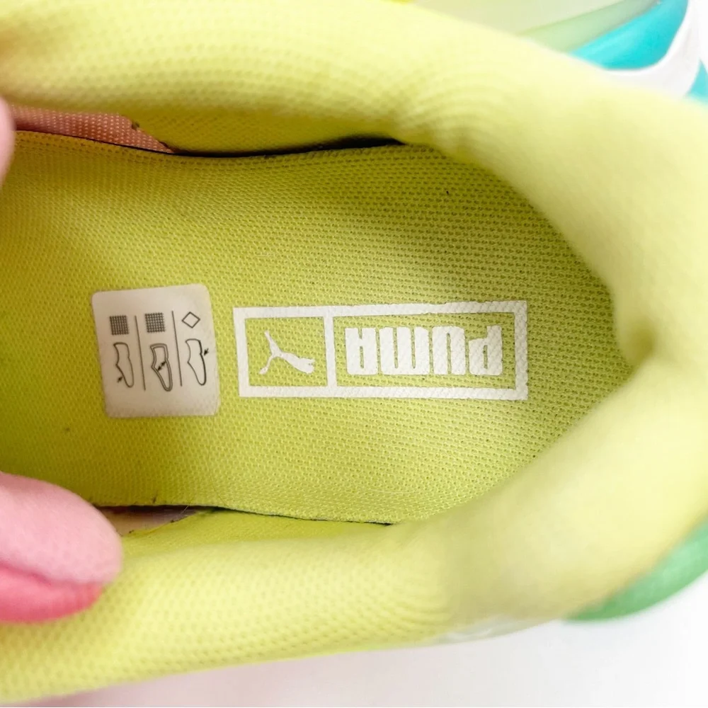 Puma For Free People Movement Rainbow Tie-Dye Rise Sneakers - Picture 6 of 10